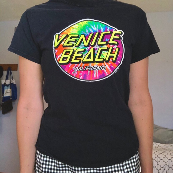 Venice Beach colorful graphic tee - Picture 2 of 2